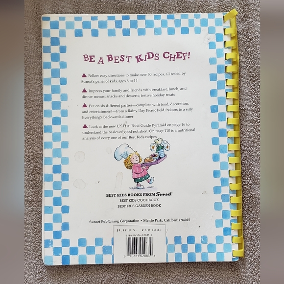 Sunset Best Kids Cookbook by the sunset Editors - Picture 2 of 5